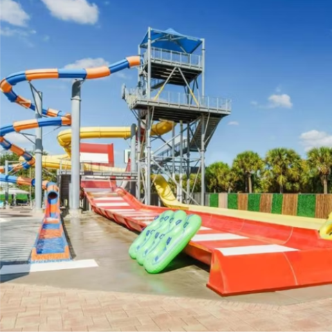 How to Avoid a Nip Slip on an Inflatable Water Slide at the Water Park