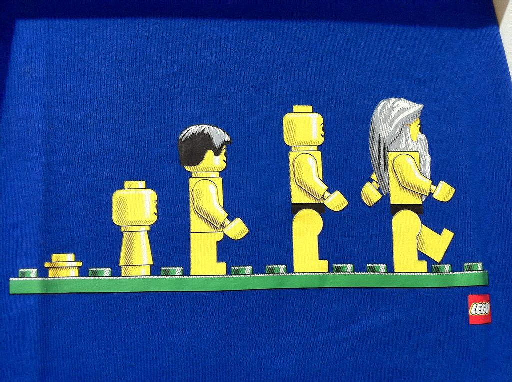Evolution of technology - lego evolution
